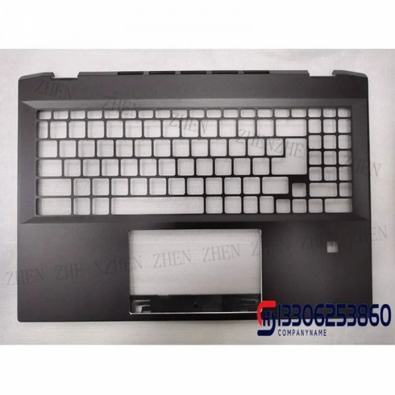 Y Palmrest لـ MSI Summit E16 MS-1591 1592 مع فتحة بصمة الإصبع باللون الأسود #1