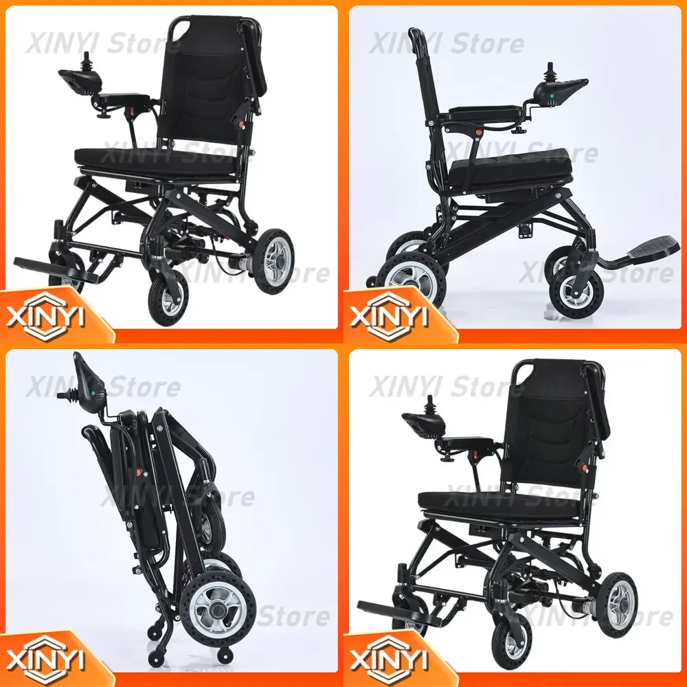 Electric Wheelchair for Disabled Elderly Travel Automatic Intelligent Mobility Scooter for Seniors with Remote Control and