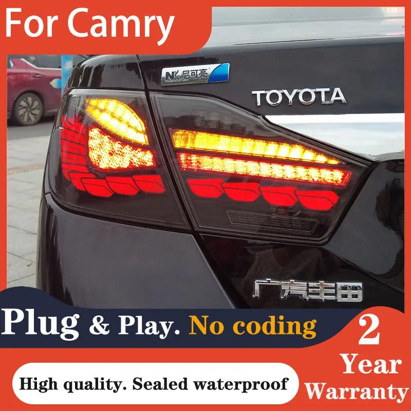 

Car LED Taillight For Toyota Camry 2012 2013 2014 Rear Running Lamp Brake Reverse Turn Signal Car Accessories Tail Lights