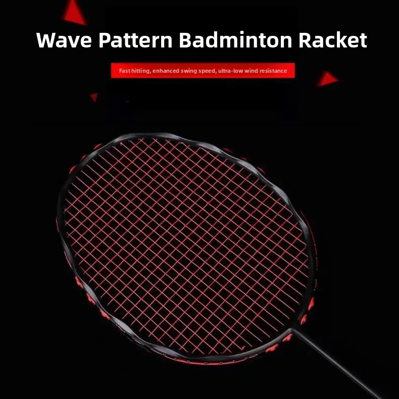 kailite-badminton-racket-all-carbon-fiber-women's-style-training-shuttlecock-4u-twist-attack-defense-lightweight-training-racket