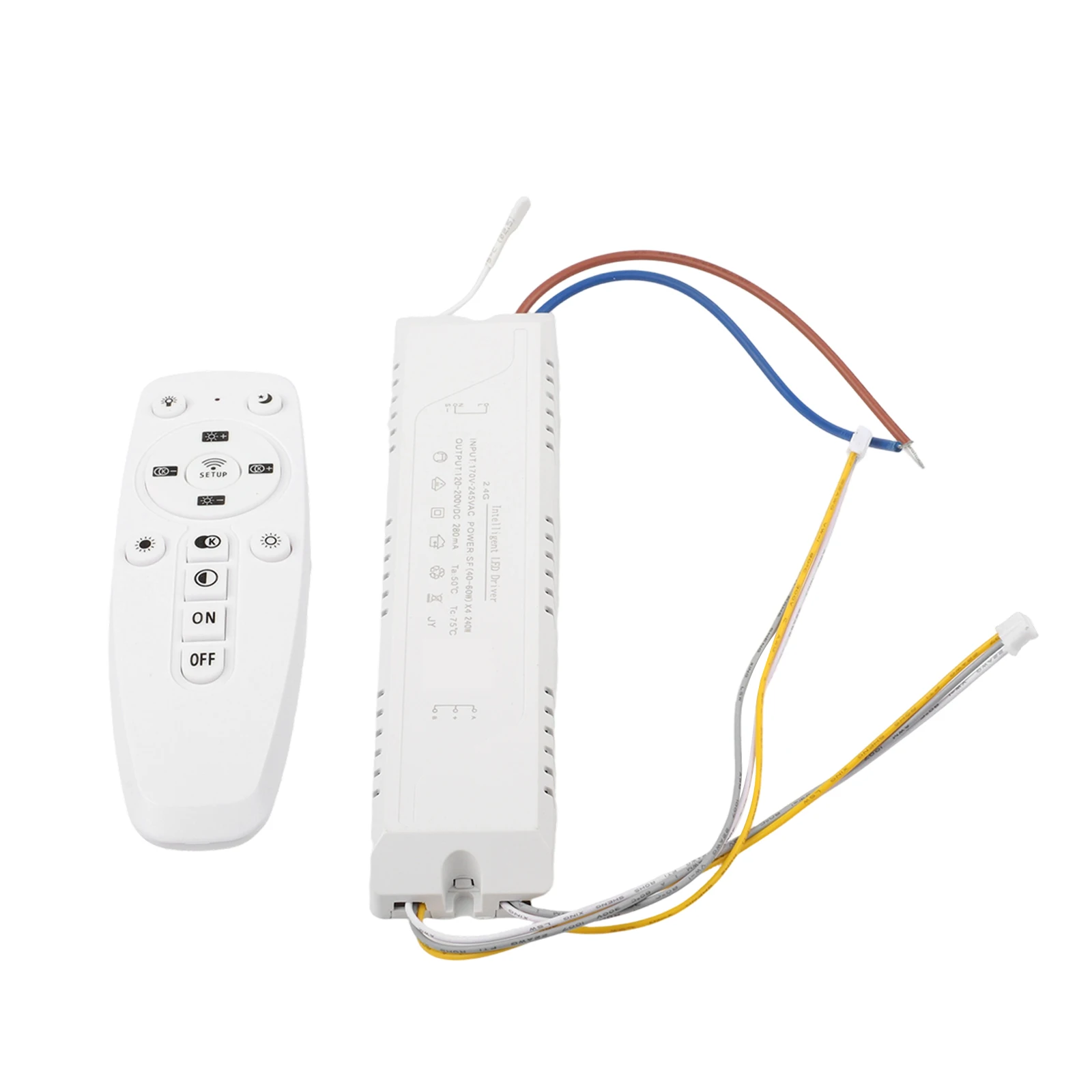 

2.4G App Control LED Driver Installation In Tight Spaces 40-60W Output Per Channel For Chandeliers For LED Tape