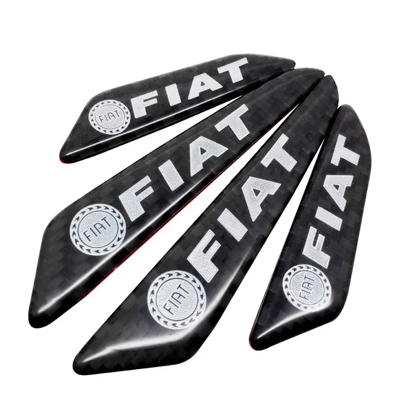 Car Door Protection Stickers Carbon Fiber Decal for Fiat 500 124 Palio Stilo Bravo Punto Doblo 500x 500l Panda Tipo Linea Argo