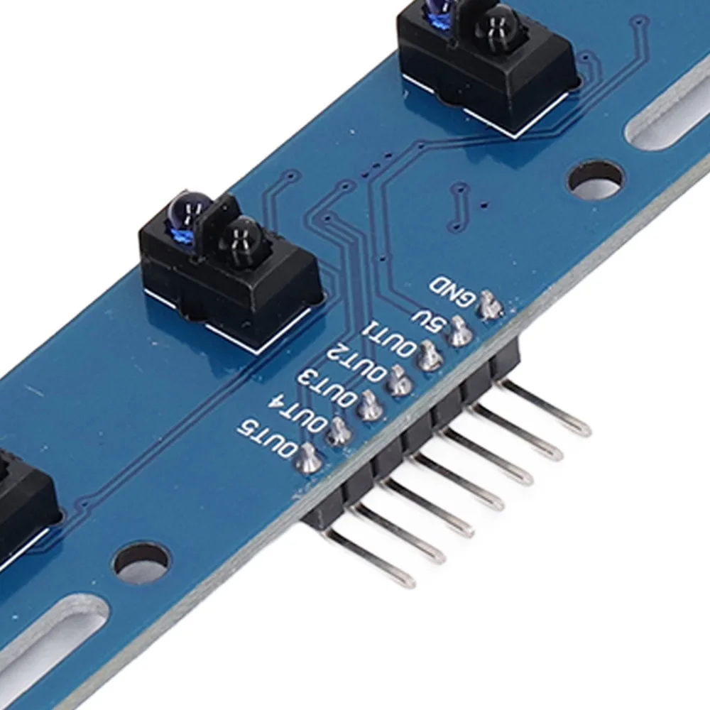 5 Way Tracking Sensor TCRT5000L Black and White Line Identification Photoelectric Switch 3.3V‑5V High Performance