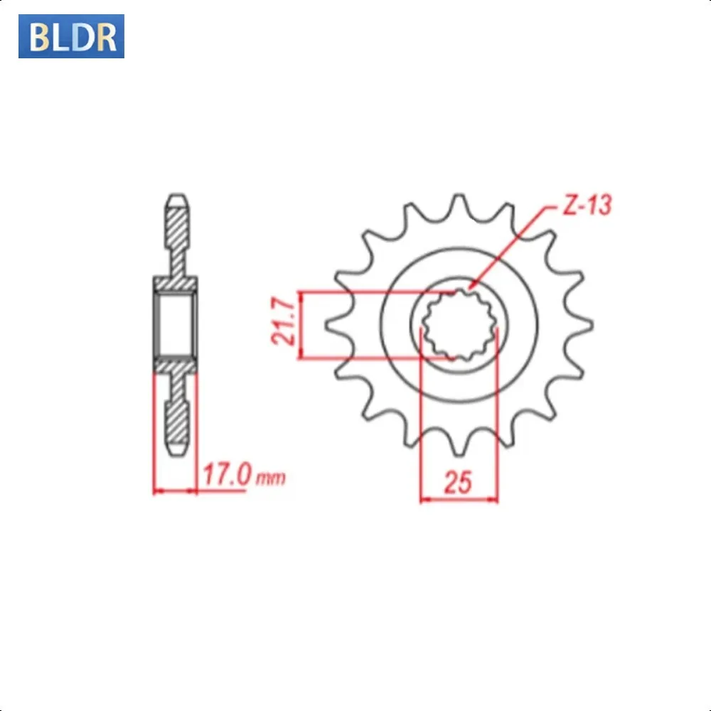 520 15T 15 Tooth Front Sprocket Gear Wheels Cam For Honda CB500 CB500F CB500X CBR500 CBR500R CMX500 CMX500A Rebel