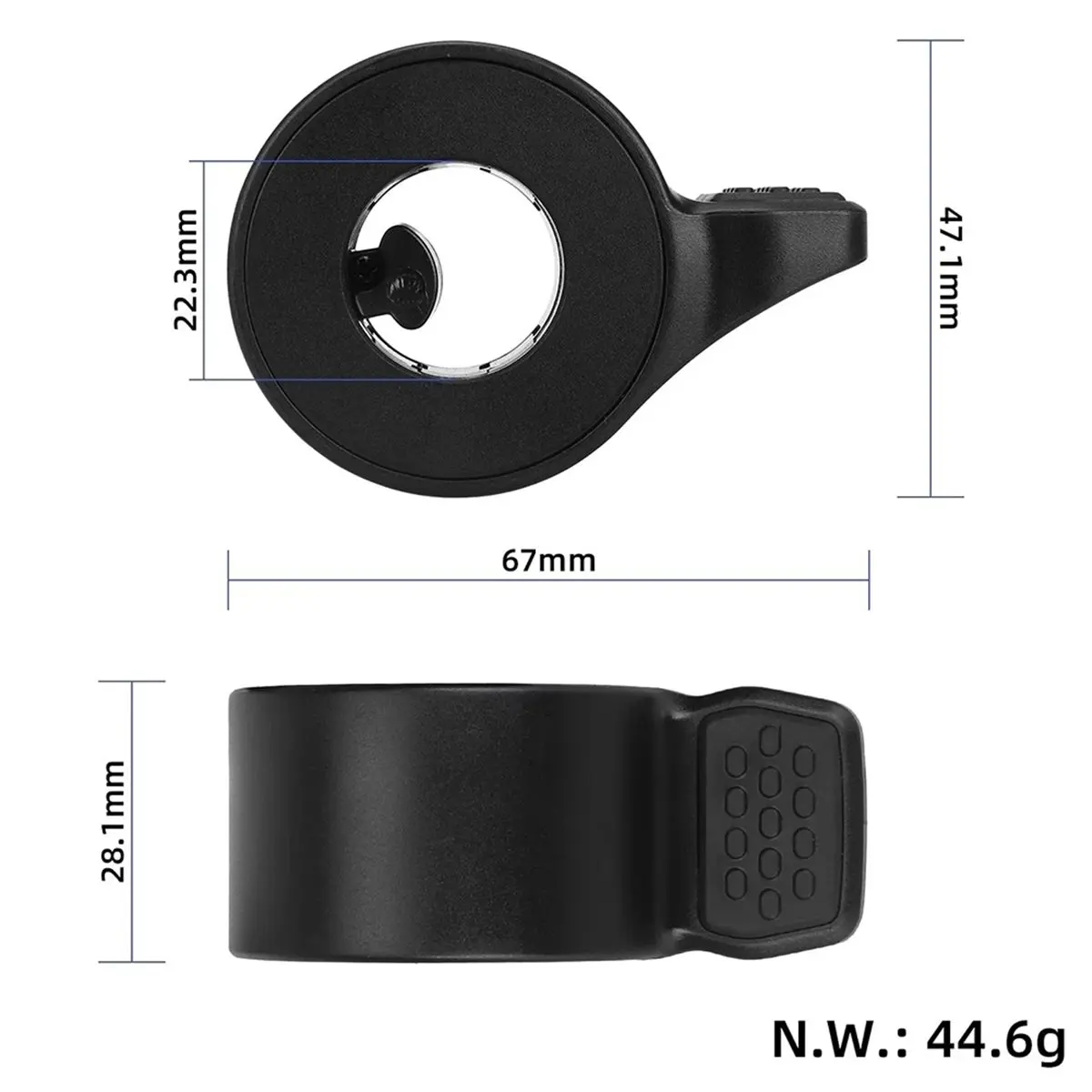 kit-de-freio-com-acelerador-de-dedo-para-patinete-eletrico-kukirin-s1-max-controle-de-velocidade-e-botao-eletronico-de-freio