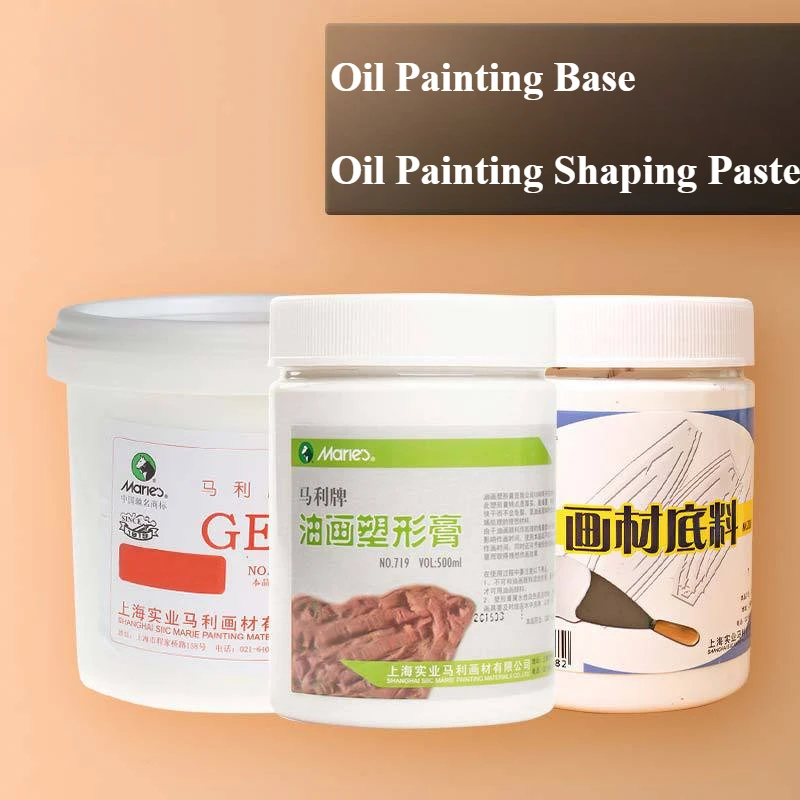Materiał bazowy do malowania olejnego 500 ml Pasta kształtująca teksturę Artysta Środki malarskie Podstawa na płótnie Piasek kwarcowy Materiał mieszany
