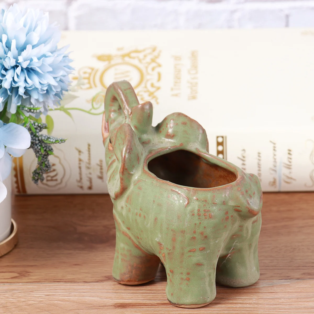 

Flower Pot Animal Vase Elephant Shaped Pots Decor for Home Ornament Vases Flowers