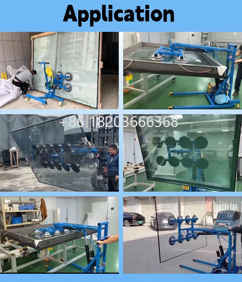 Customized Vacuum Plate Glass Lifter Curtain Wall Glass Vacuum Suction Cup