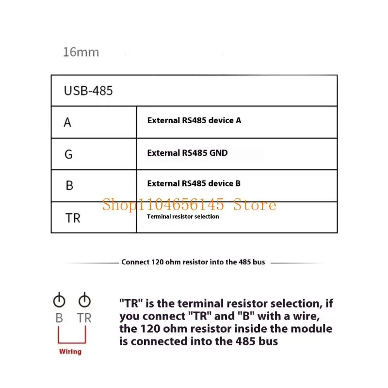 5ASD Industrial USB a RS485 Conversor para automação PLC e transmissão dados