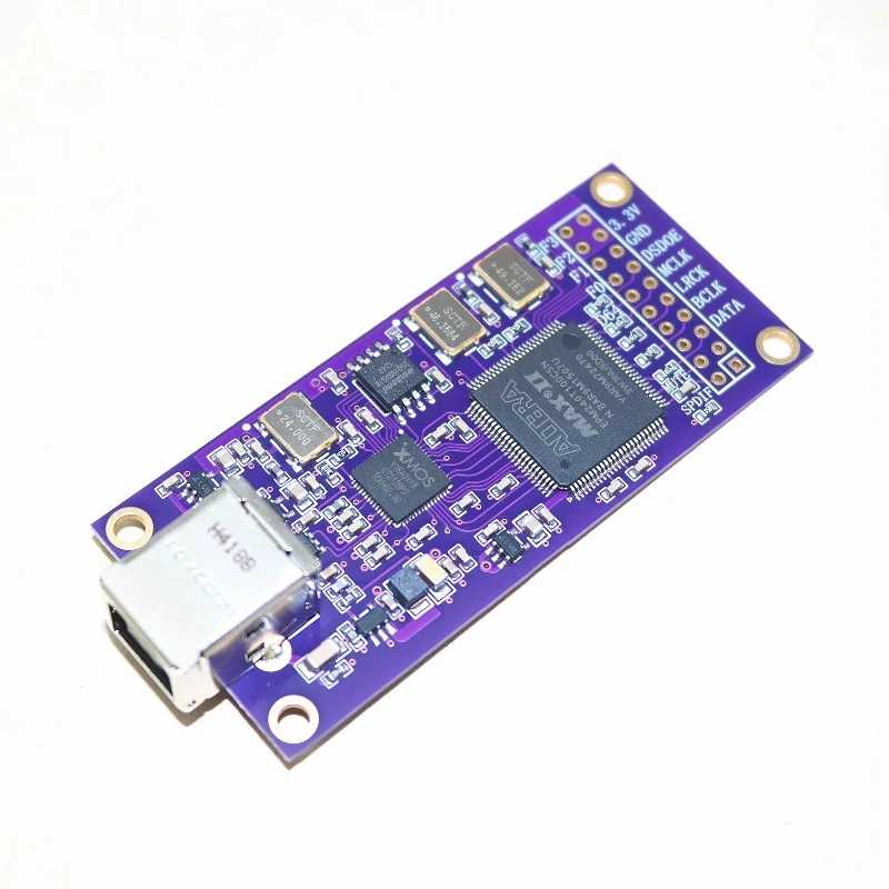 New XMOS XU316CPLD USB Digital Interface Supports DSD512 Compatible with Amanero Italian Card