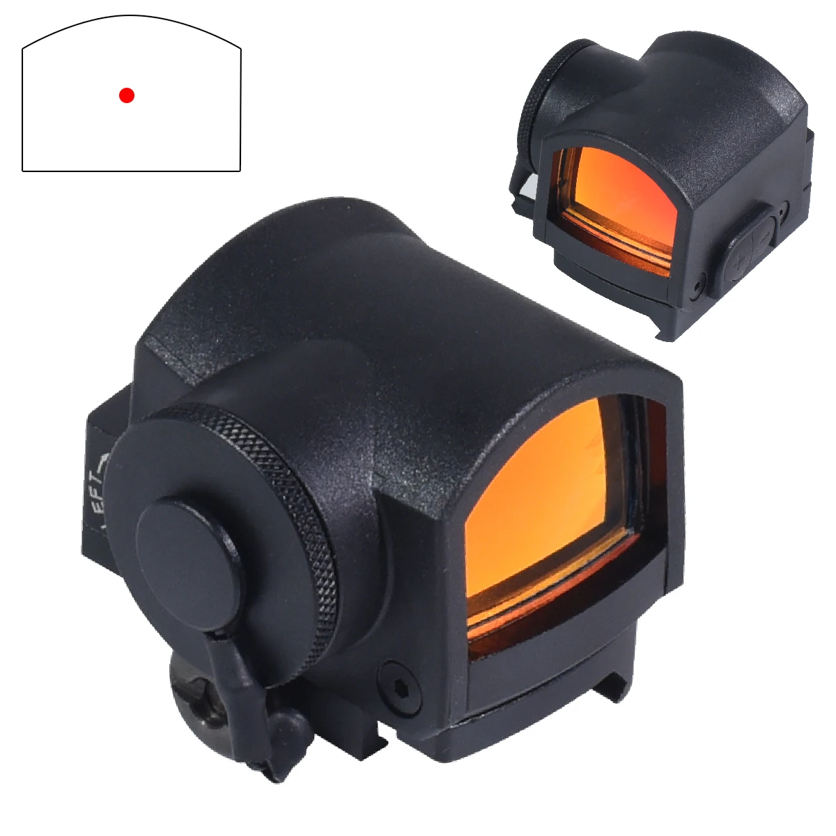 

Прицел с красной точкой, страйкбольная оптика, прицел для охоты на открытом воздухе, регулируемое отражение, мини-точечный прицел, 20 мм, крепление на рейку, тактический аксессуар