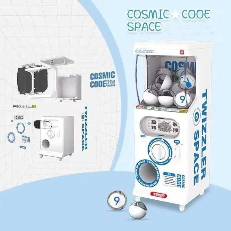 

Dollhouse Miniature Egg Twister Children's Toys Small Home Mini Games Coin Scratch Doll Machine Birthday Gift Pretend Play Toy