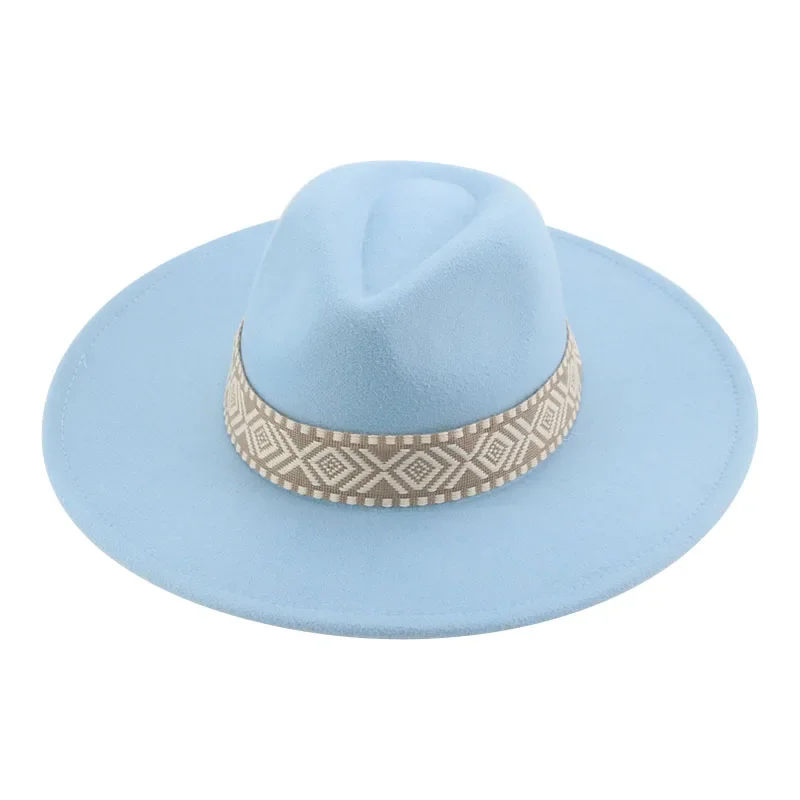 Hat Hats for Women Fedoras Men Caps Male Autumn Winter Solid Winter Hat Casual Band Jazz Caps 60cm Big Size Sombreros De Mujer