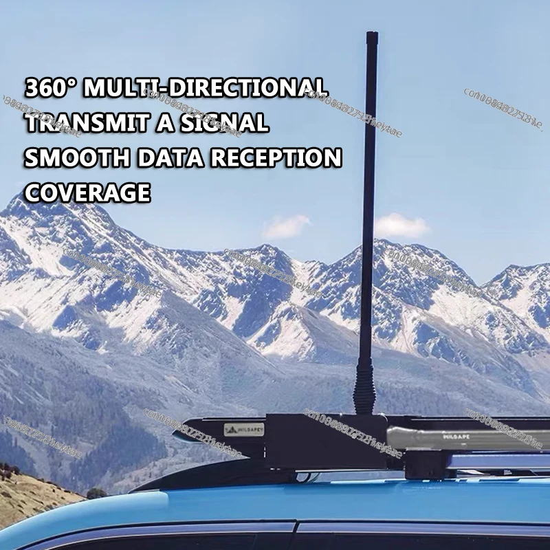 Car Radio Walkie-Talkie Antenna Off-Road Vehicle Modified Gme Antenna Arb Front Bumper Decoration Bold Car Platform 0.7M Antenna
