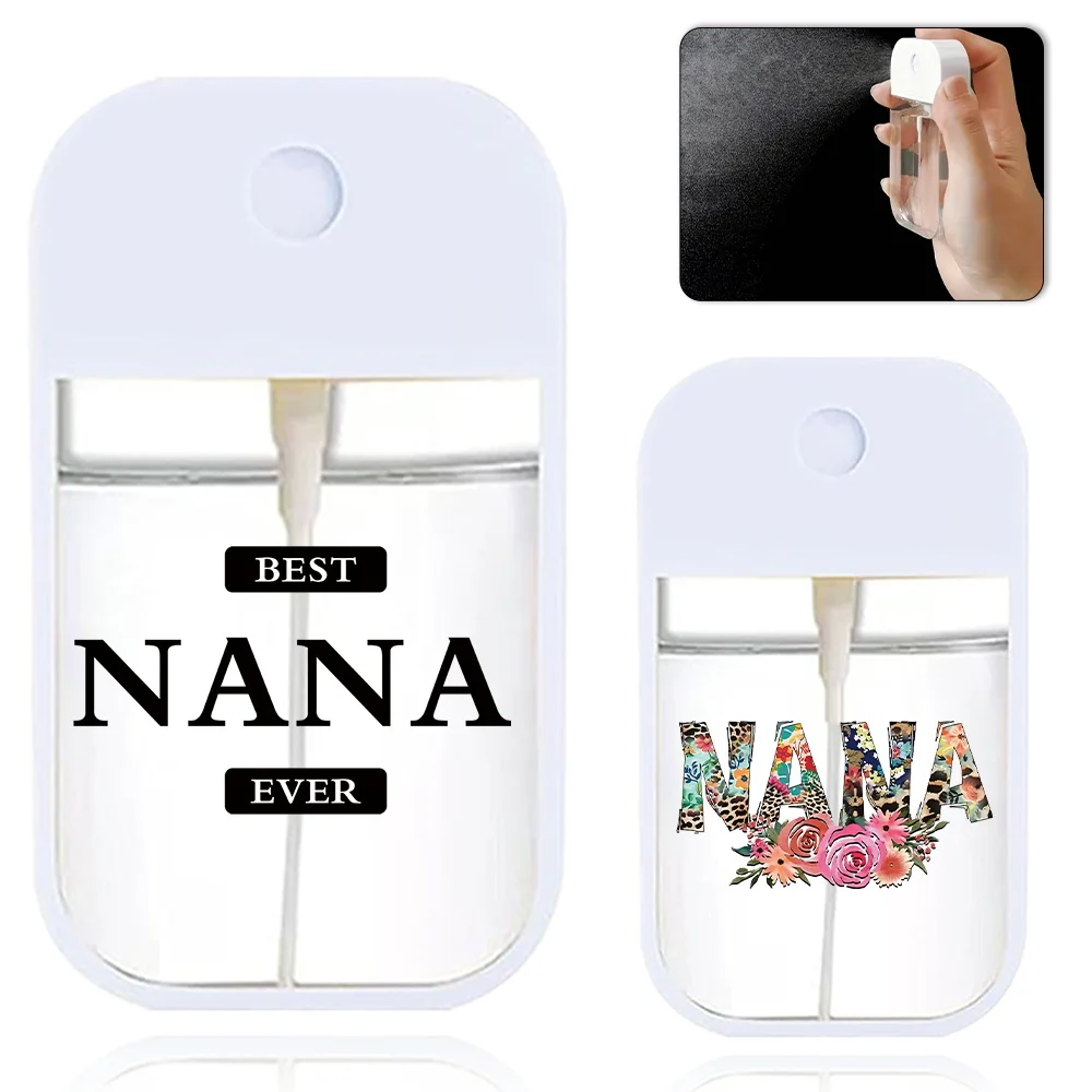 Travel Perfume Bottle With Funnel Portable High Pressure Fine Mist Spray Bottles Card Spray Bottle Nana Series Pattern