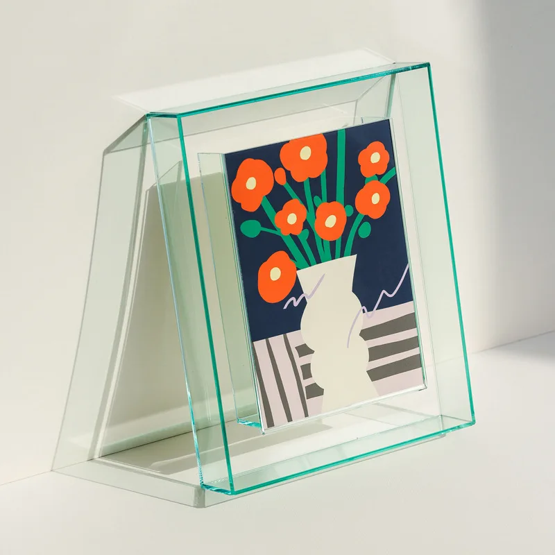 Frame Box 5 Inch Creative Picture Message Board Holder DIY Poster Mounting Display Stand Table Ornaments