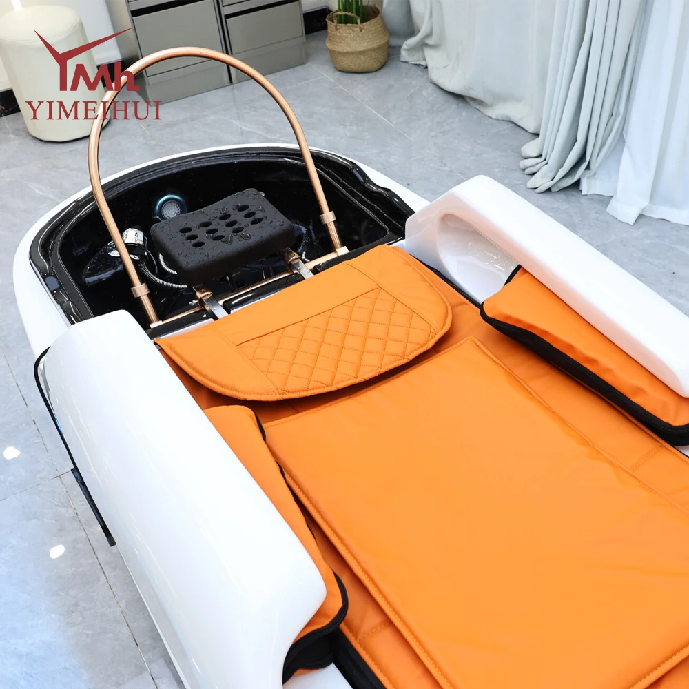 سخان مياه متعدد الوظائف للتبخير وغسل الشعر، جهاز تدليك للعلاج الكهربائي، كرسي تداول السرير