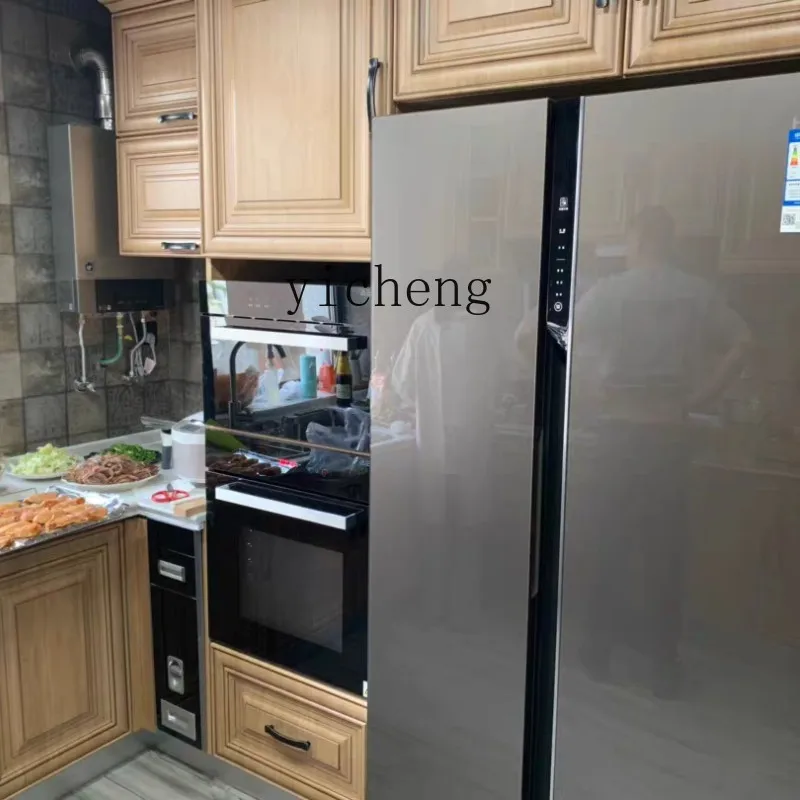 XL Embedded Steamer Oven Set Household Multifunctional Intelligent Temperature Control Internal Inlaid Oven