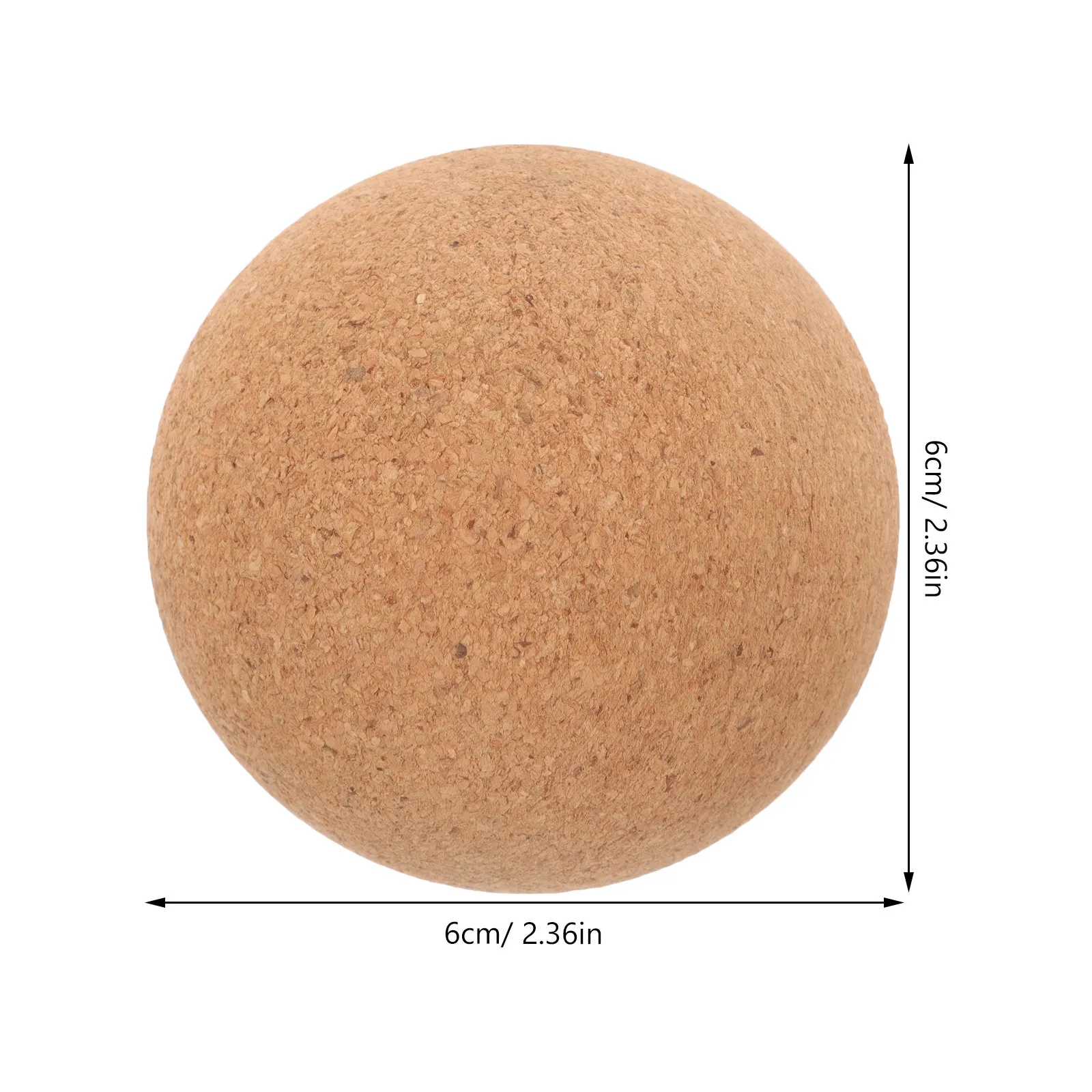 Yoga Massage Ball Cork Roller Ball Small Size for Back Neck Waist Foot Muscle Pain Sore Relief Yoga Roller Massage Balls