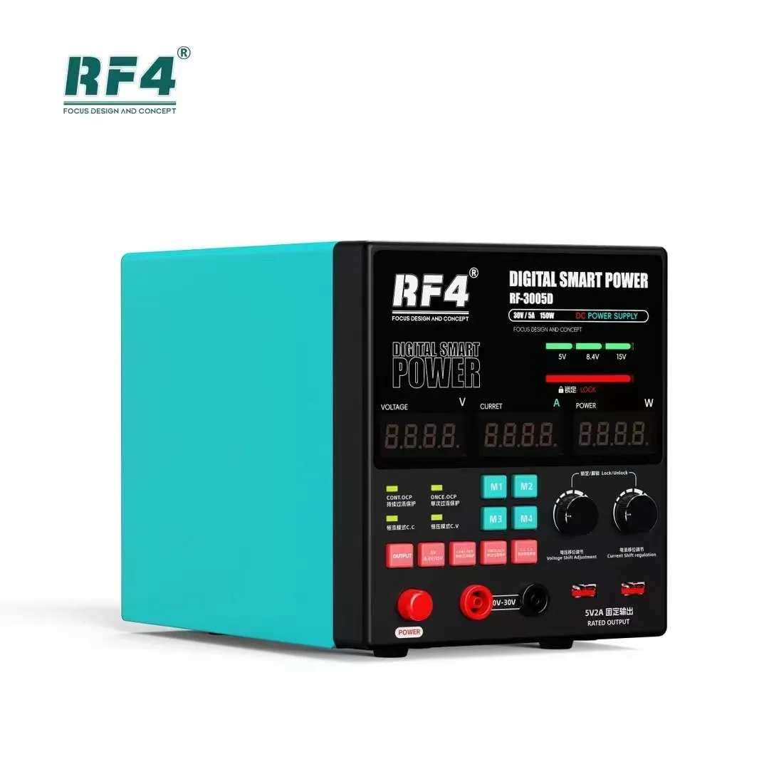 

RF4 RF-3005D RF-3005Pro Power Supply DC Regulated Power 30V 5A For Mobile Phone Computer Repair Checking Tool