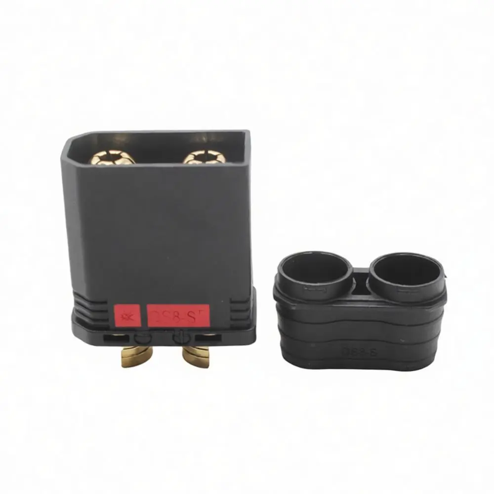 QS8 Anti Spark Connector Plug 120A High Current Gold Plated Copper Terminal For Electric Scooter Lithium Battery Connection