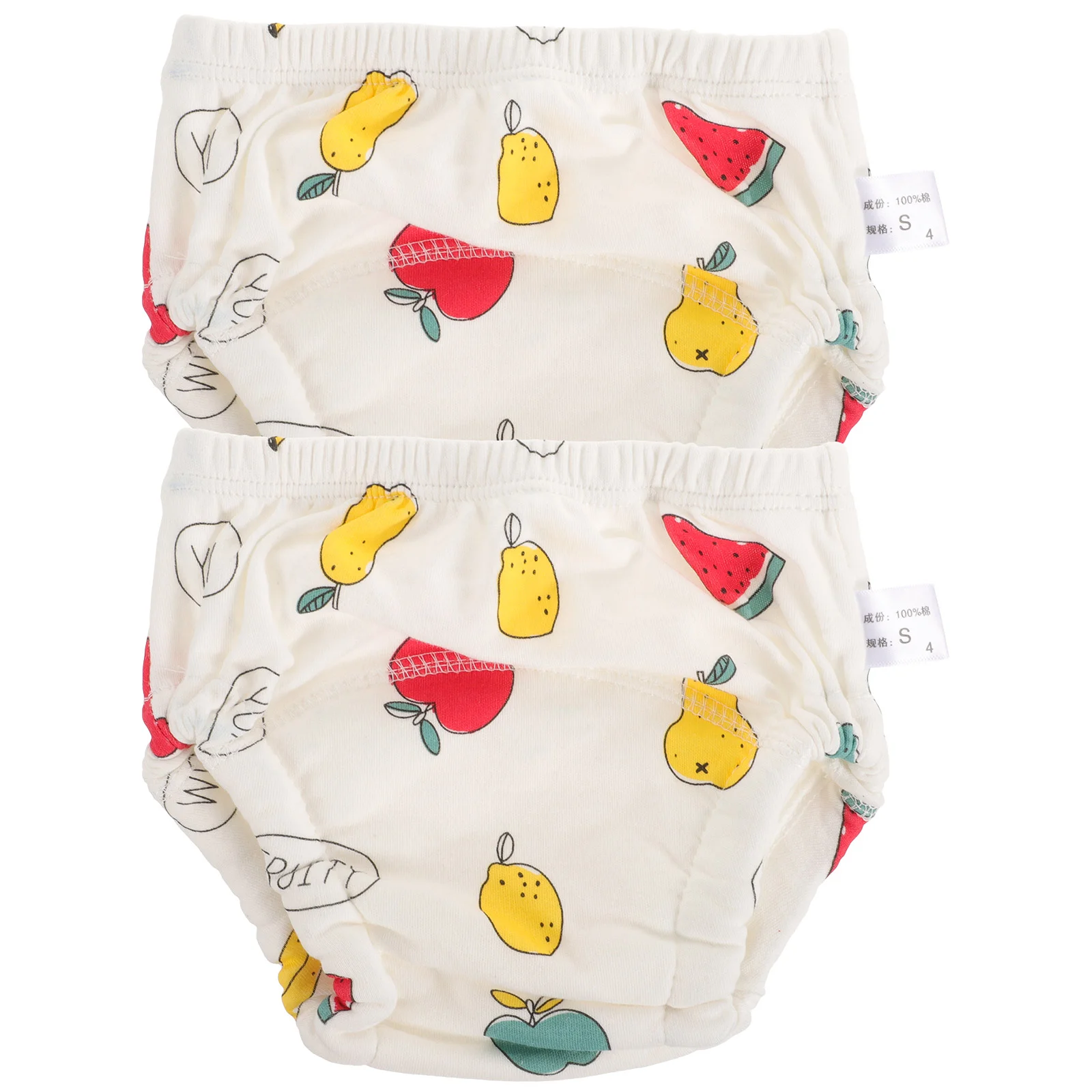 Couches en coton lavables réutilisables pour bébé, pantalon d'entraînement pour nouveau-né, 0, 18 artériel, S90, doux, anti-fuite, confortable, tout-petit, 2 pièces