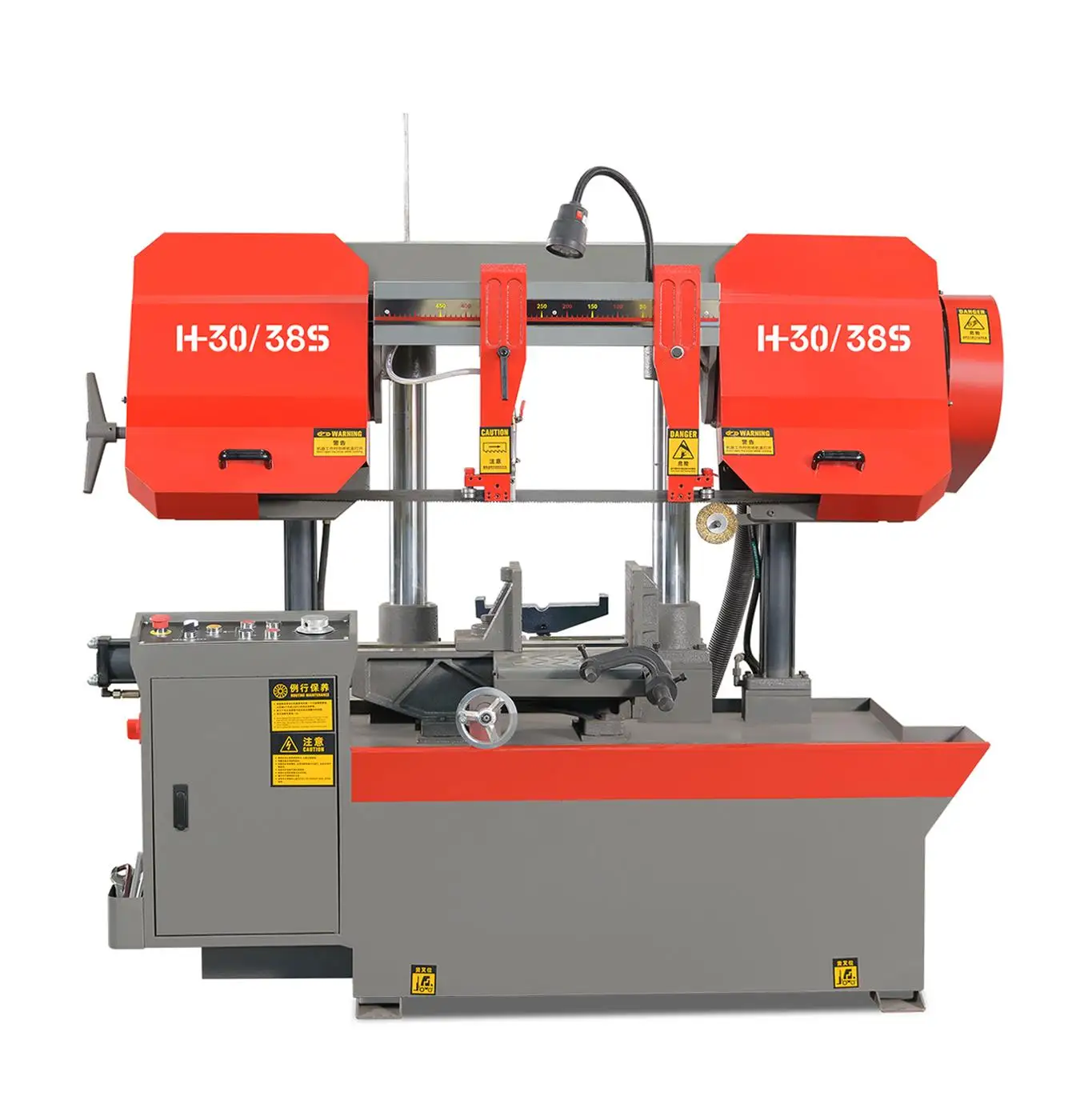 【HOT】GZ4240 GB4240 Semi-auto Metal Band Saw Machine With Capacity 400mm