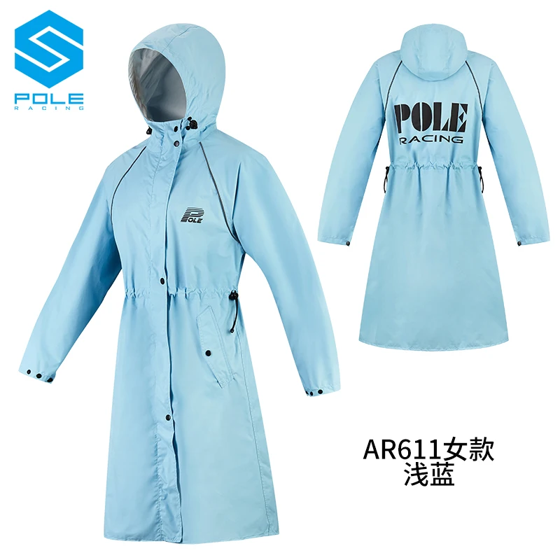 

Motorcycle Rain Suit Waterproof Windproof Long Full-body Raincoat Motorbike Bike Commuters Breathable Raincoat for Men and Women