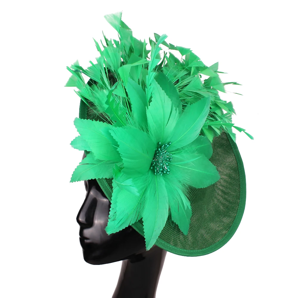 Wedding Party Show Hats DIY Bride Headdress French hat Fashion Hair Accessories Millinery Cocktail Headwear Women Ladies view 6