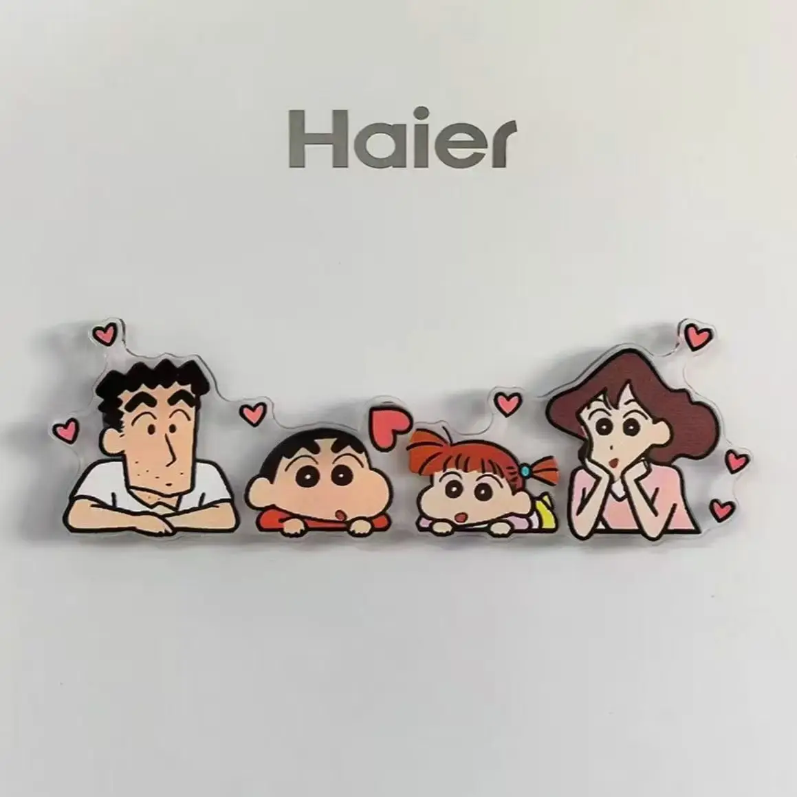 Crayon Shin-chan fridge magnet, magnetic anime merchandise, creative rotating fridge magnet, cute cartoon decorative ornament