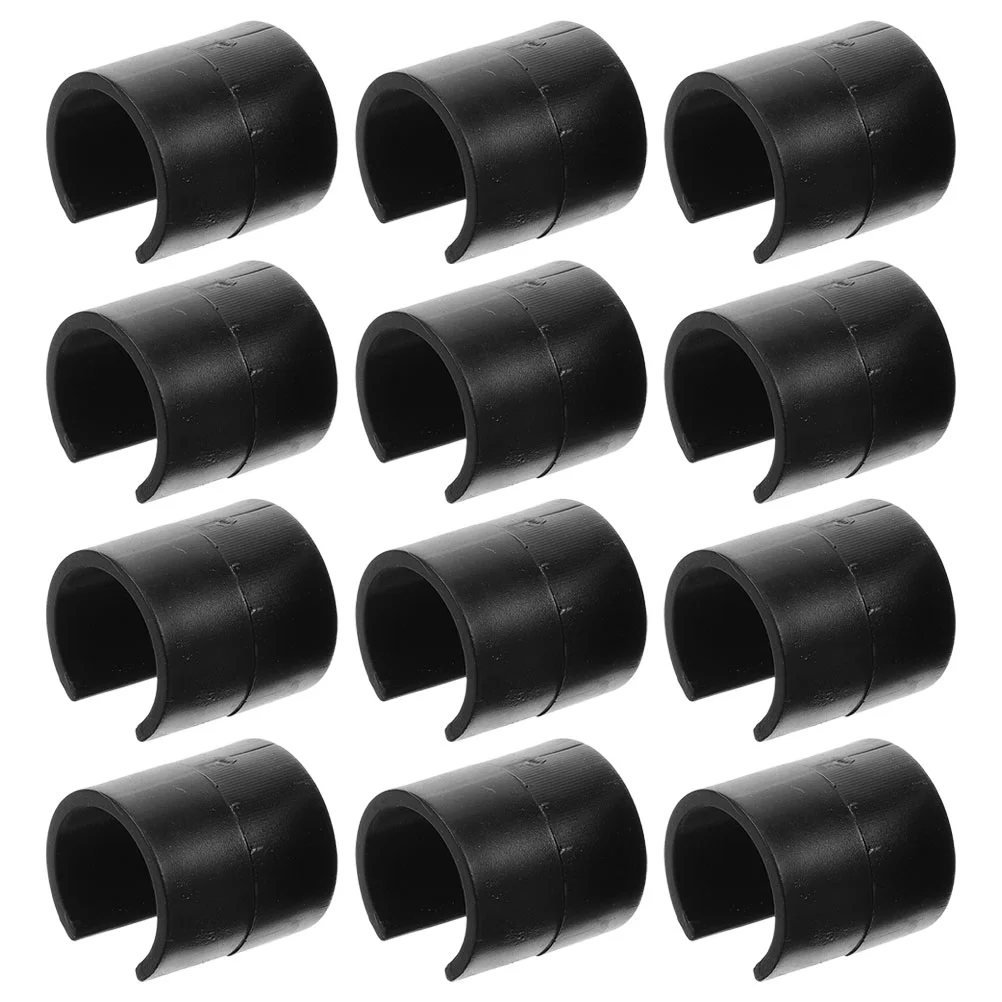 12 Pcs Garden Flag Clip Anti-wind Poles Tool Plastic Stopper Abs Stoppers Mailbox Holder Flagpole