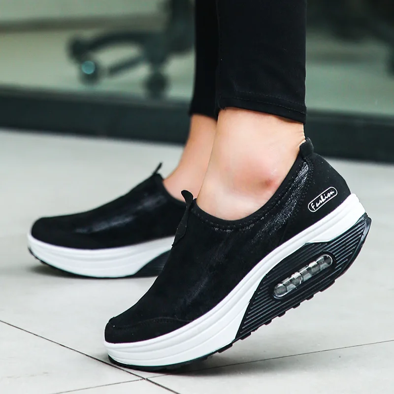 Fashion Women Shoes New Spring Thick-Soled Ladies Shoes Comfortable Sport Height Increase Casual Sneakers tenis feminino WSH4352