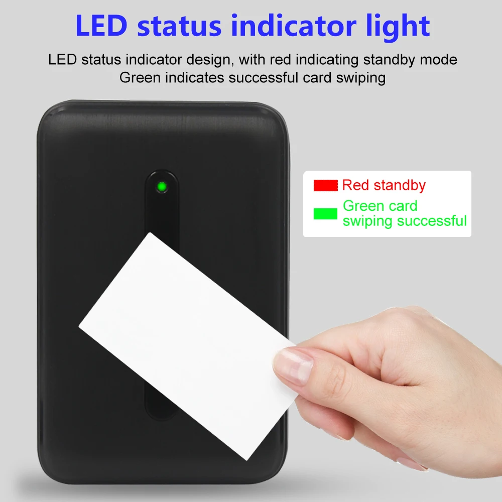 Imagem -05 - Prova Dágua Wiegand ic Card Reader id Dupla Freqüência para Access Control System Ip68 Wg26 Wg34 125khz 13.56mhz à