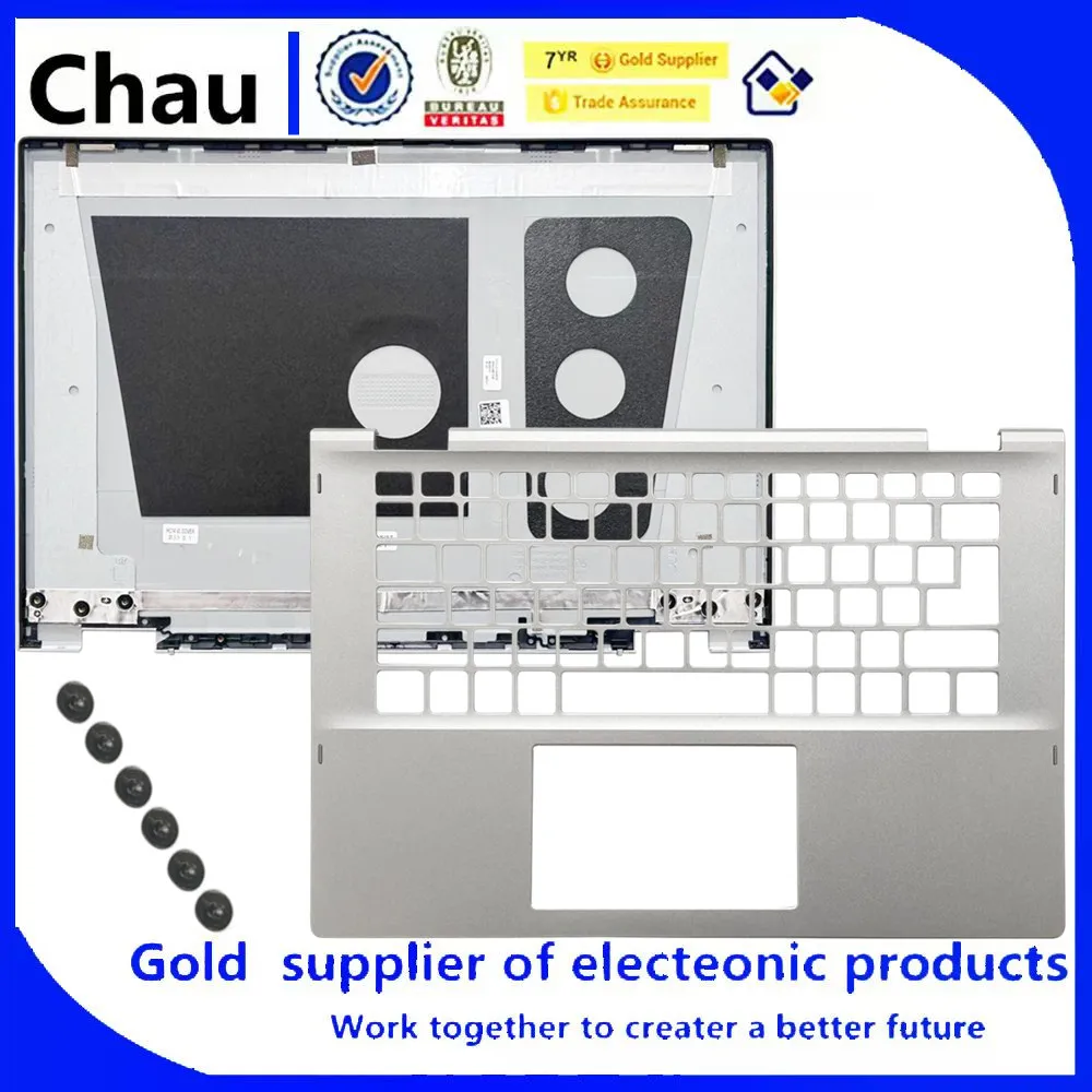 

New For Chau Inspiron 14 5400 5406 2-in-1 Laptop LCD Back Cover/Upper Case Palmrest Cover 0WY9N3 0MCP26 0NWXT3