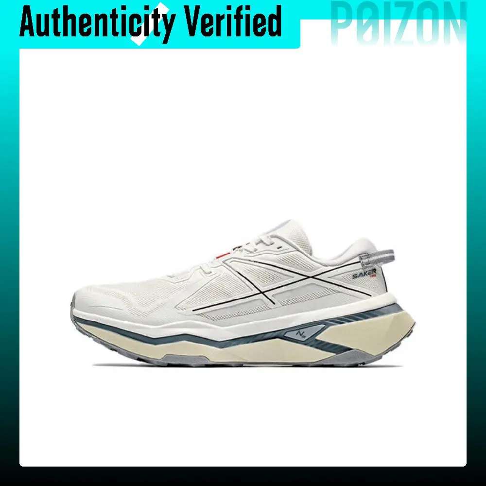 Anta Peregrine Falcon 2 Fabric Cushioning, Wear Resistant Low top Running Shoes Women's White Gray 122445502A-2