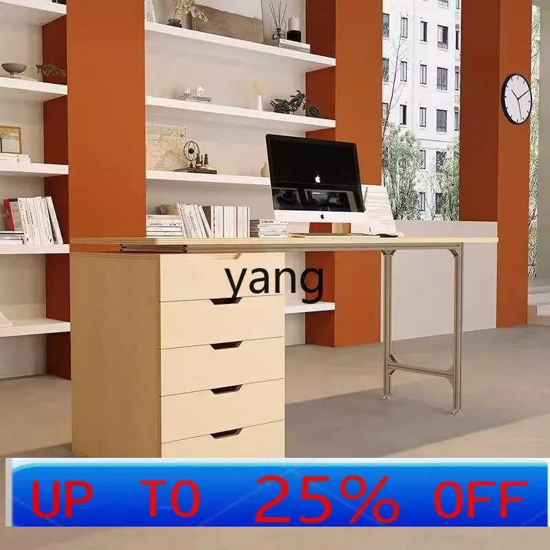 LMMsimple modern office computer desk multi-layer drawer conference table workbench