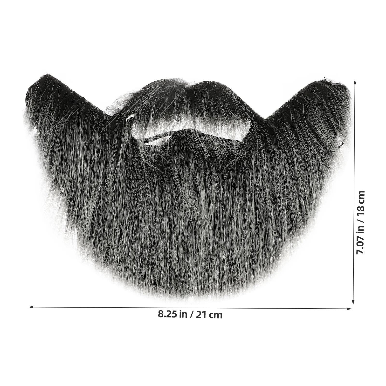 2 قطعة الشارب وهمية تأثيري الدعائم لحية واقعية للحزب حفلة تنكرية أداء صور الدعامة لحية وهمية واقعية