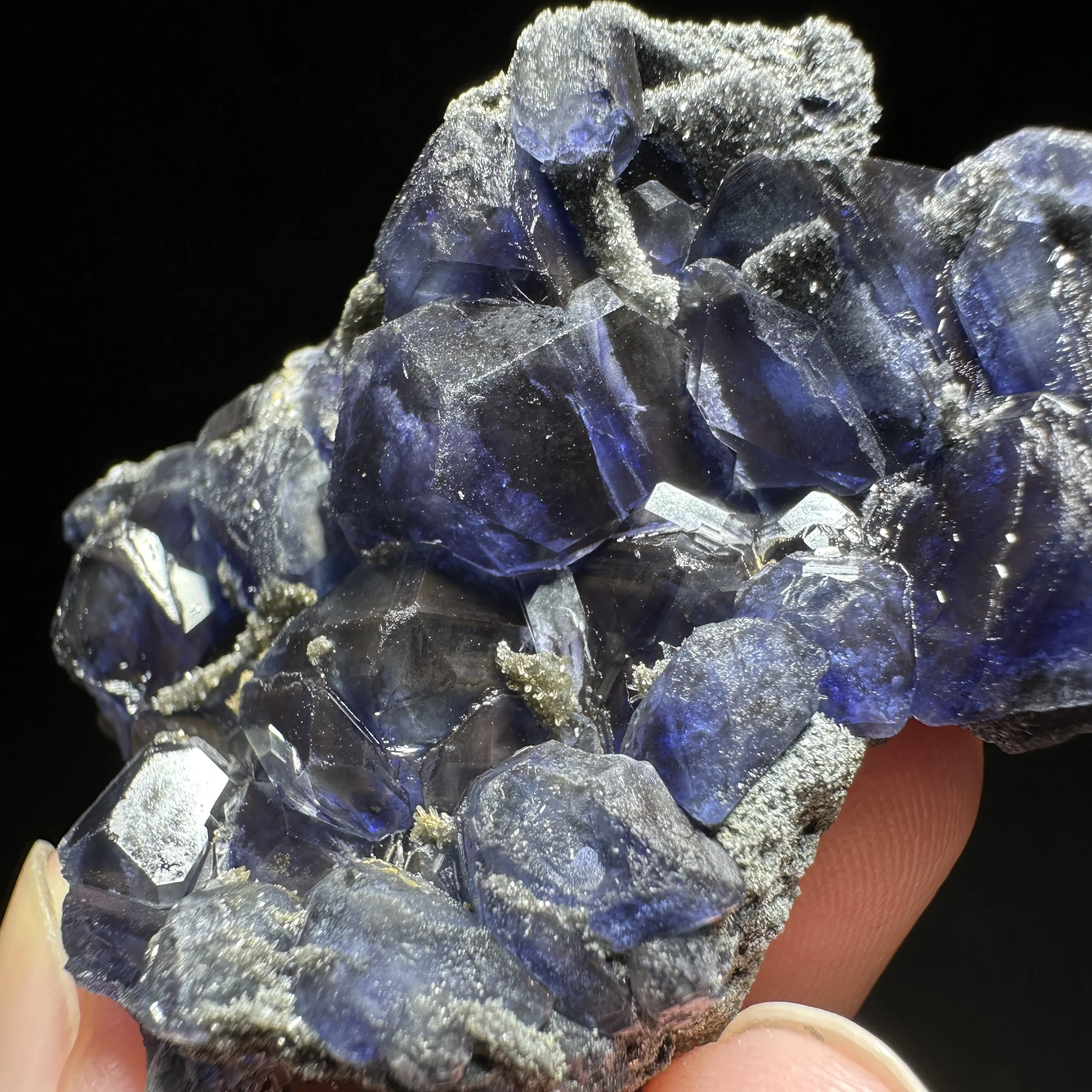 Natural Tanzanite Fluorite Crystal Cluster from Fujian China Rare Mineral Specimen for Home Decoration Meditation Reiki Healing