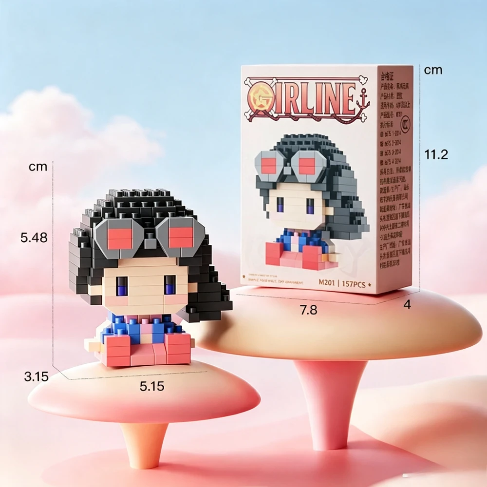 Kawaii Anime Micro Building Bl - Building Block Mini ulasan dan harga