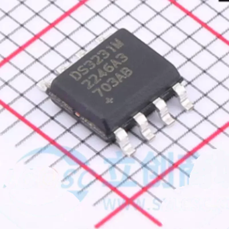 5PCS-20PCS DS3231MZ SOP8 DS3231MZ+TRL Real-time clock IC High-precision RTC integrated MEMS resonator