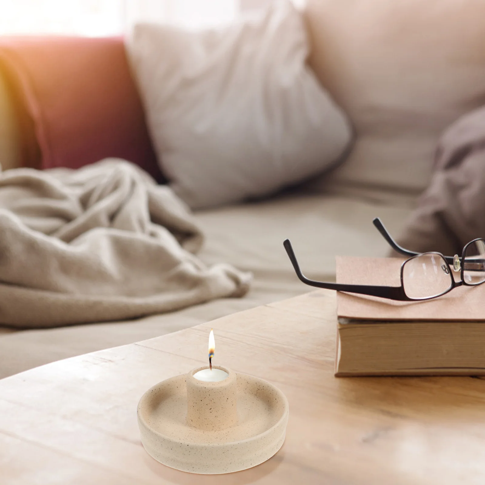 

Ceramic Candlestick Holder Modern Decorative Taper Stand Table Centerpiece Home Dining Room Decor Candlestick Holders