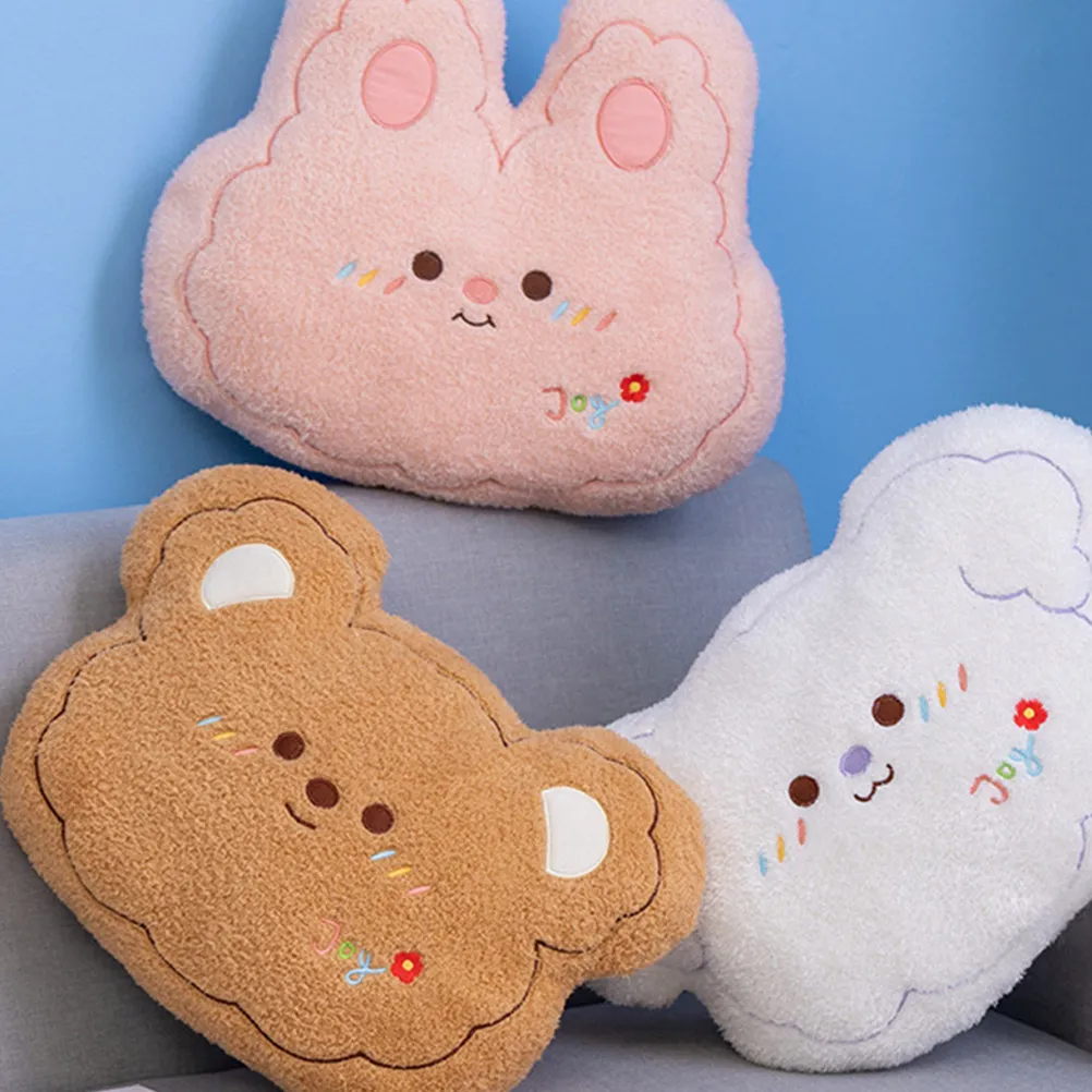 

Stuffed Animal Bunny Home Decor Pillow for Rabbit Cute Pink Sofa Pillows Bedroom Throw