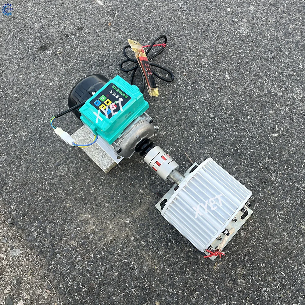 High Efficiency 30000W Permanent Magnet Generator 220V 380V Free Energy Alternator Set with Remote Control Variable Speed Motor