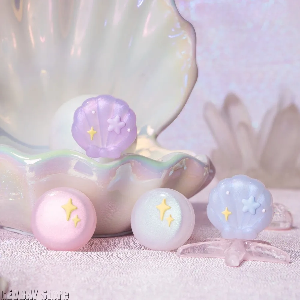 For Tamagotchi Paradise Knob Cap Glitter Pearl Shell Silicone Protective Cover Electronic Pet Accessories Decoration Girl Gift