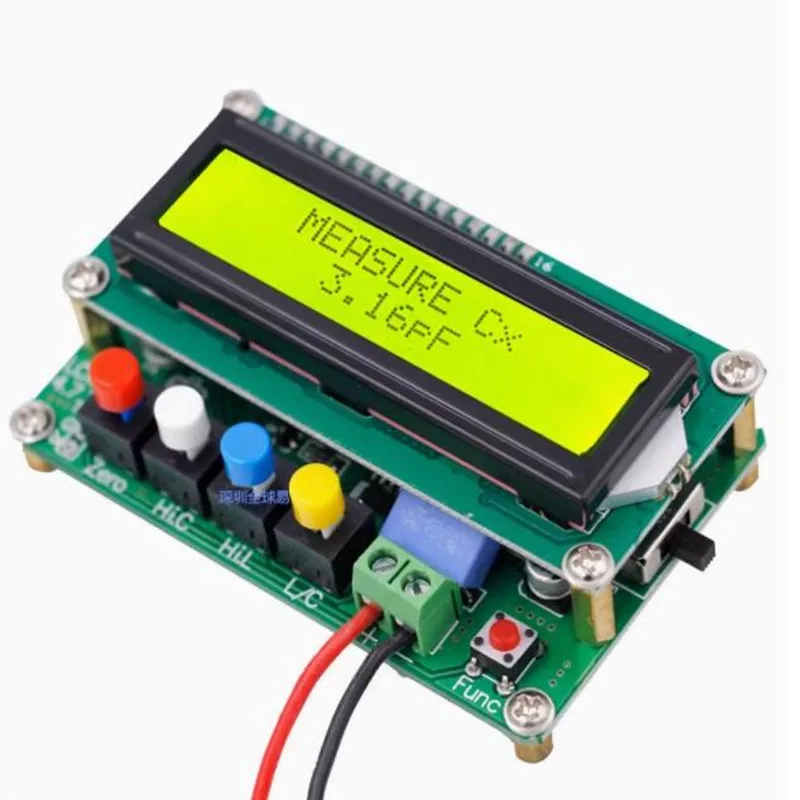 LC-100A LC100A Capacitance Inductance Tester LC Meter 1pF-100mF 1uH-100H Inductor Test Clip Online Potentiometer Calibration