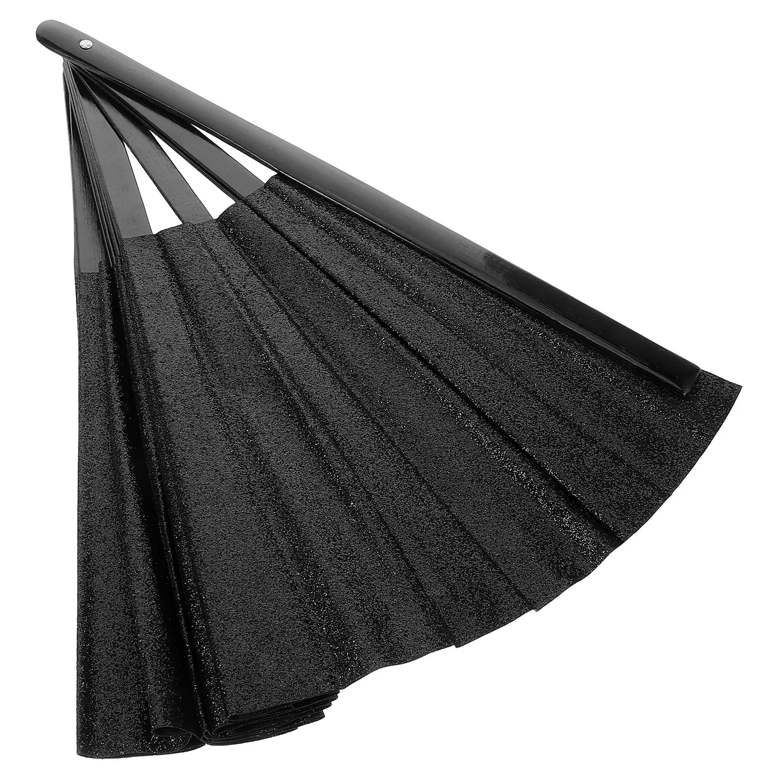 

Glitter Kungfu Fan Foldable Chinese Hand Fan for Dance Fitness Performance Martial Arts Rave Party Outdoor Cooling