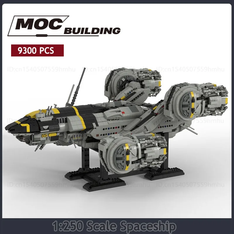 Space MOC Building Blocks UCSS 1:250 Scale Spaceship Technology Bricks DIY Assembly Science Toy Creative Display Collection Gift