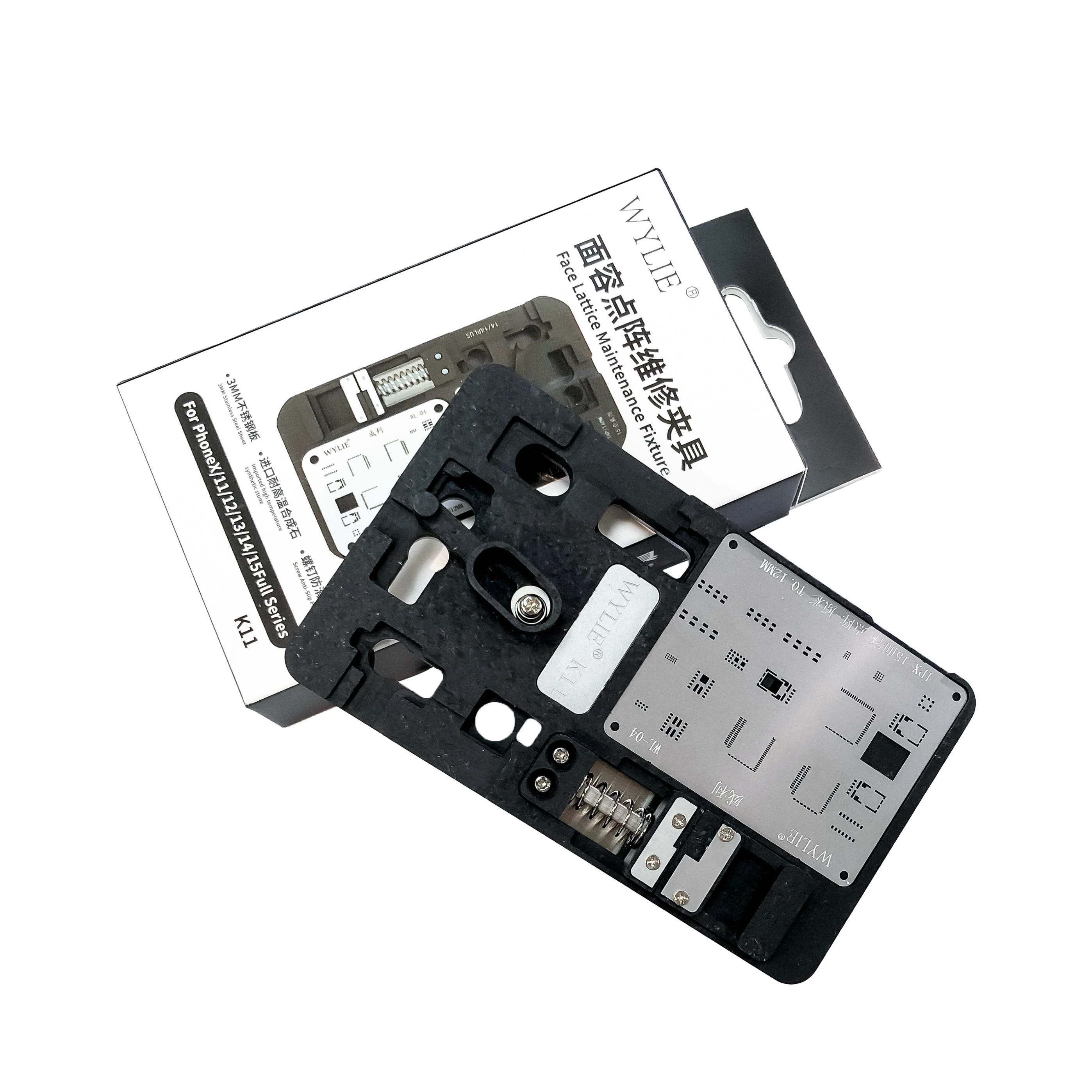 WYLIE K11 All-functional Fixture for IPX-16PM Dot Matrix Face ID Repair Alignment Flex Cables Disassembly and Assembly Tool