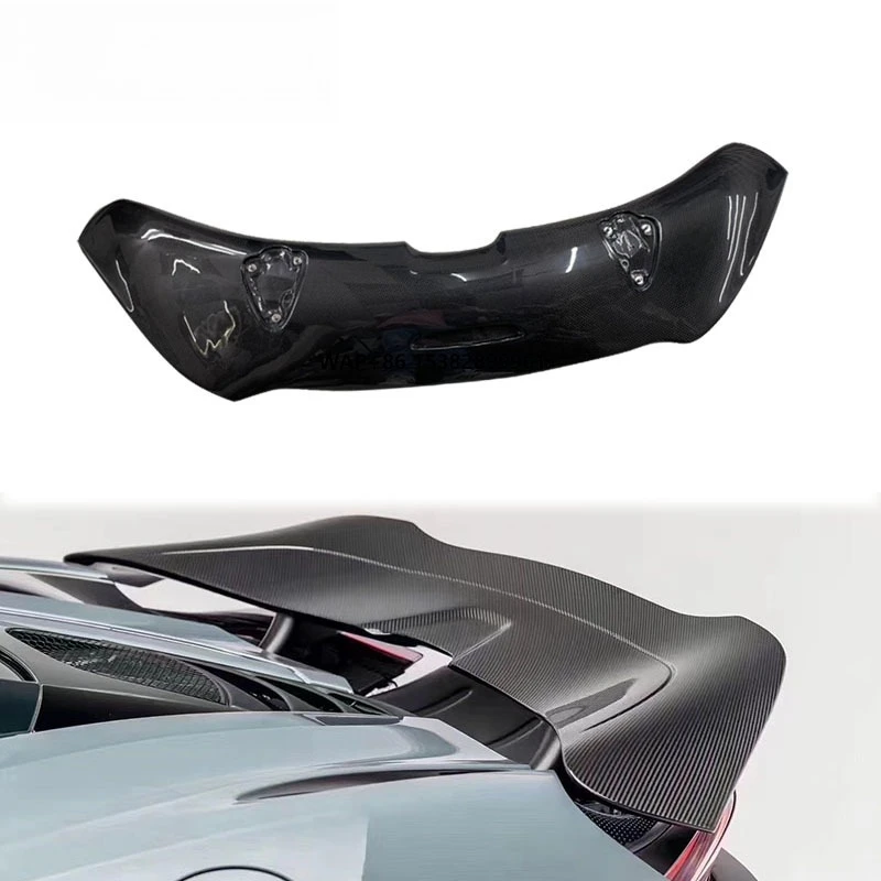 

Carbon Fiber V Style Rear Spoiler for Mclaren 720S Carbon Fiber Tail Wing for Mclaren 720S Carbon Fiber Tail Spoiler