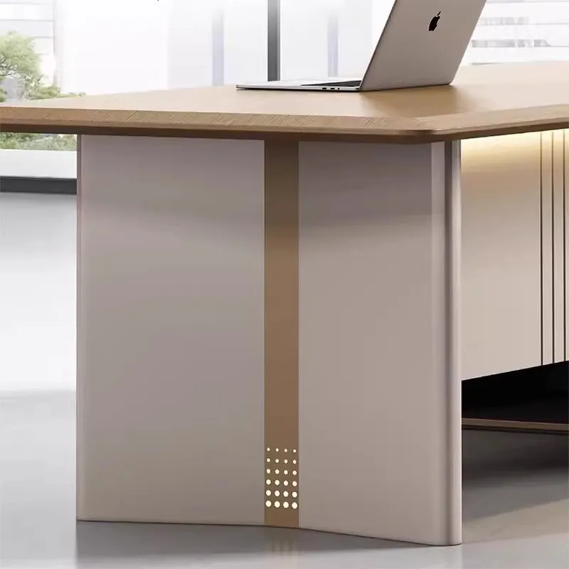 Bench desk light luxury high sense simple modern boss table